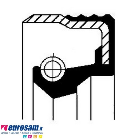 Paraolio interno mozzo 175x145x15 Mercedes
