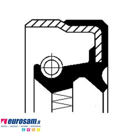 Paraolio interno mozzo 150x125x15 Mercedes