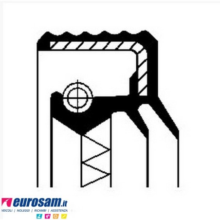 Paraolio interno mozzo 160x120x15 Renault