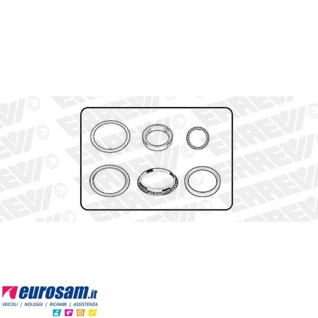 Kit paraolio mozzo posteriore Mercedes