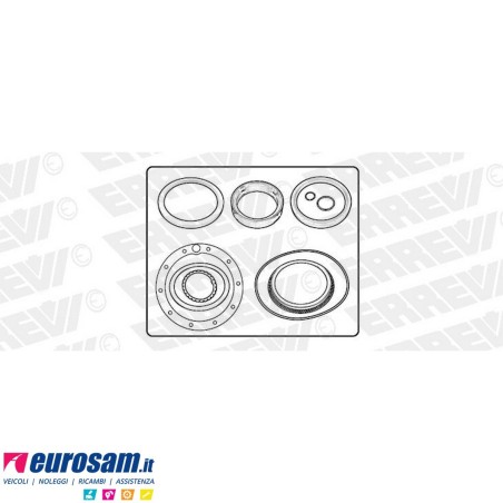 Kit paraolio mozzo posteriore Mercedes