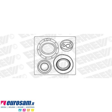 Kit paraolio mozzo posteriore Mercedes