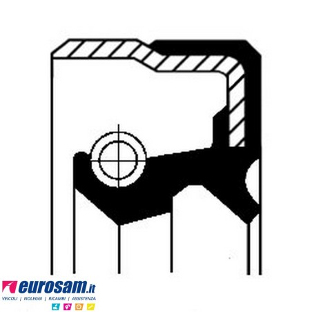 Paraolio interno mozzo 94x74,5x18 Daf