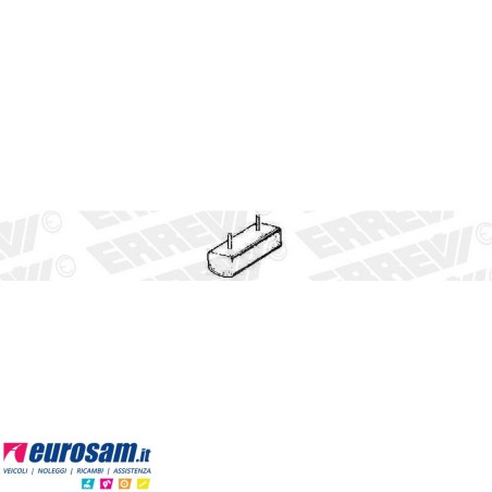 Tassello in gomma supporto balestrino Iveco dal 35nc al 79f10 dal Daily 30.8 al 49.12