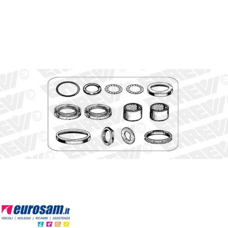 Kit revisione bilanciere 14 pz singolo Scania 4 serie 94-114-124-144-164 P/G/R/T