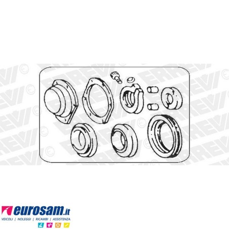Kit revisione bilanciere 11 pz singolo Astra HD8 HD9