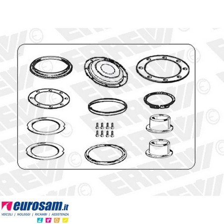 Kit revisione bilanciere 19 pz singolo Volvo FH16 FM12