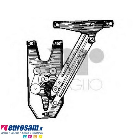 Alzacristallo Destro Iveco 650-682-690