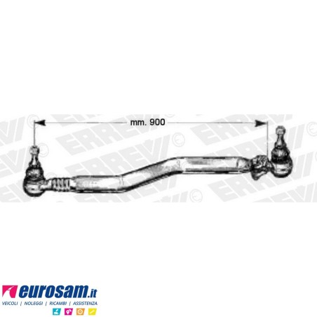 Tirante sterzo completo Iveco Eurotrakker 190E30-410E42 Cursor 180E24-410E38 L.900