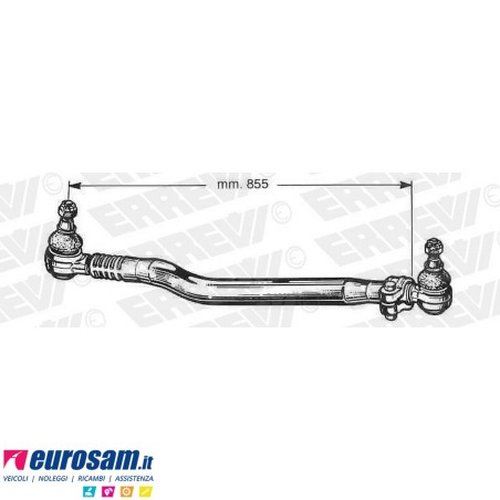 Tirante sterzo completo Iveco Eurotech L.855