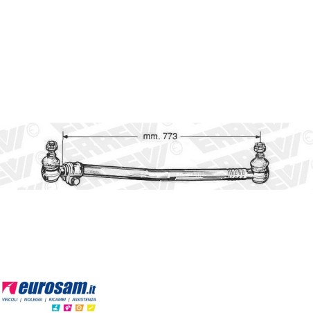 Tirante sterzo completo Iveco Eurocargo e Tector 60E-180E L.773