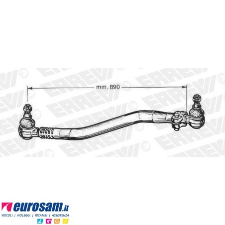 Tirante sterzo completo Iveco Eurostar tech trakker Stralis L.890