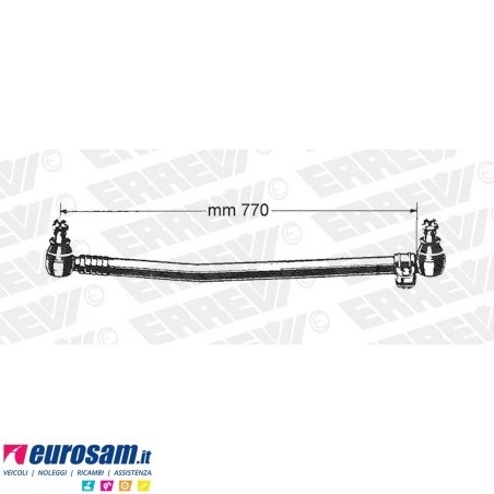 Tirante sterzo completo Man TGL L.770