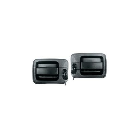 coppia maniglie con chiave adatto a iveco eurocargo eurotech eurostar kit 2 pz