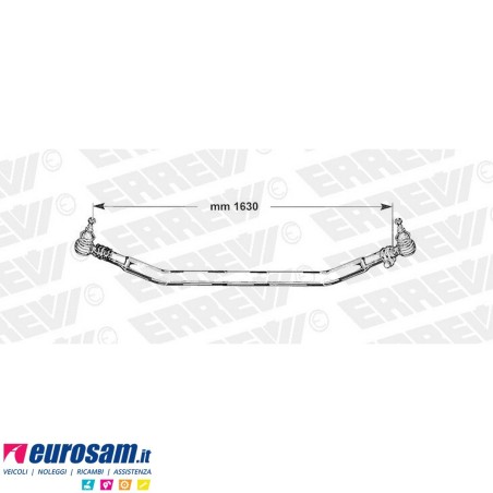 Tirante sterzo completo Renault Premium C/D Volvo FE L.1630