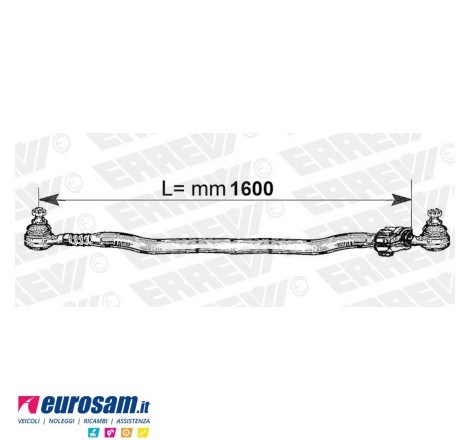 Tirante sterzo completo Man...