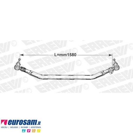 Tirante sterzo completo Volvo F FH12/16 FL FM - L.1580