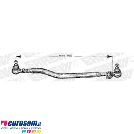 Tirante sterzo completo Nissan TRADE 100 TRADE 2.8 3.0 L.760