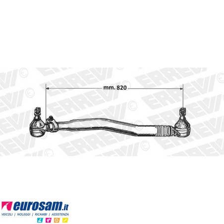 Tirante sterzo completo Renault Premium II Volvo FE L.820