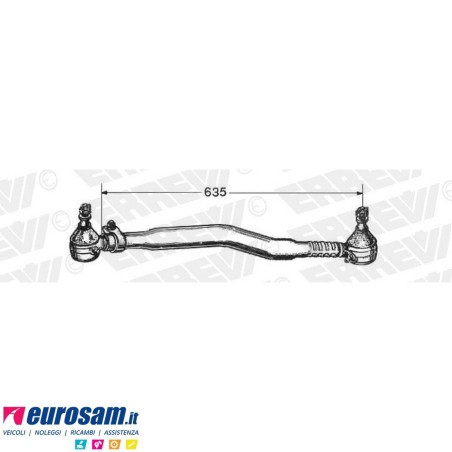 Tirante sterzo completo Nissan Cabstar 110 120 L.635