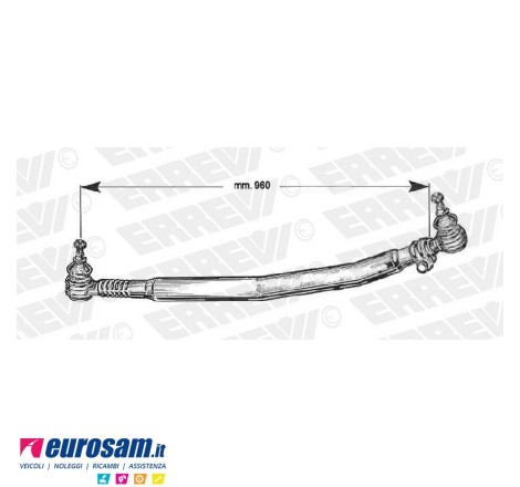 Tirante sterzo completo Daf...