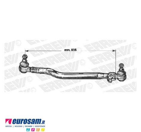 Tirante sterzo completo Man...