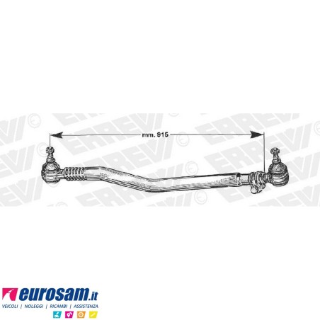 Tirante sterzo completo Man TGA TGS TGX L.915