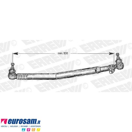 Tirante sterzo completo Man L2000 M2000 L.800