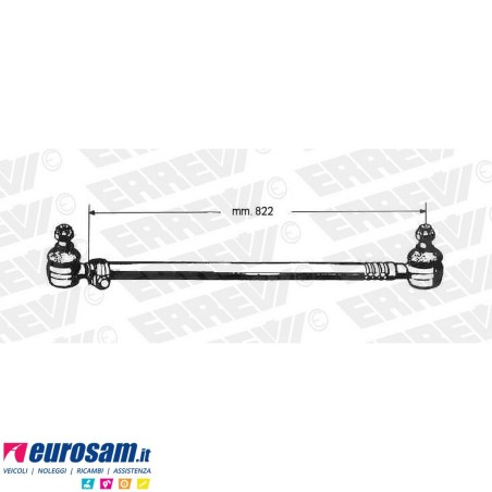 Tirante sterzo completo Mercedes Actros Actros Mp2 Axor I e II L.822
