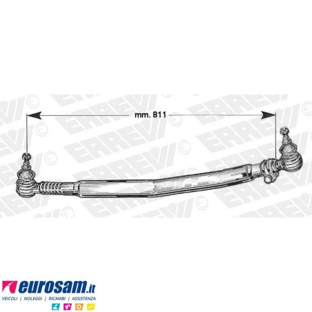Tirante sterzo completo Renault Magnum ed E-tech L.811