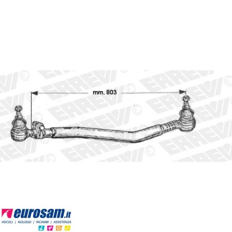 Tirante sterzo completo Volvo FH FM L.803