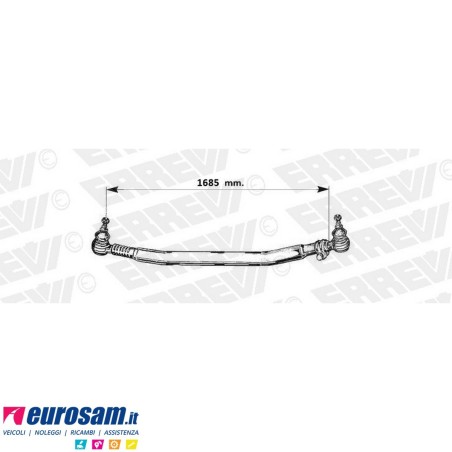 Tirante sterzo completo Scania P G R T L.1685