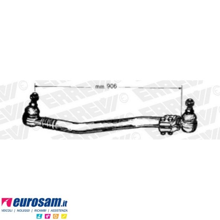 Tirante sterzo completo Iveco Eurotrakker Cursor L.906