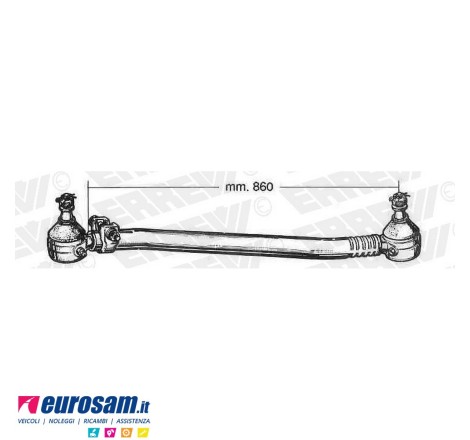 Tirante sterzo completo...