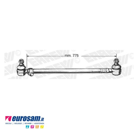 Tirante sterzo completo...