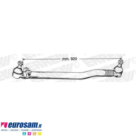 Tirante sterzo completo Iveco 160.26/26t 170F26/F35 190F26/F35 L.920