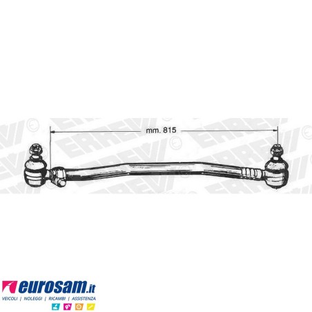 Tirante sterzo completo Mercedes 162 1919 2226 3332 3032 L.815
