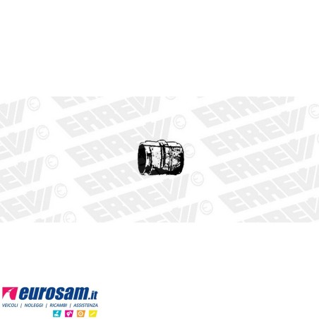 Boccola D.28 L.55 gomma stabilizzatrice ant Mercedes Actros