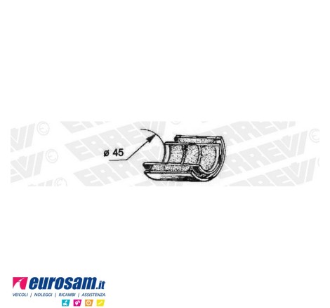 Semiboccola D.45 L.80...