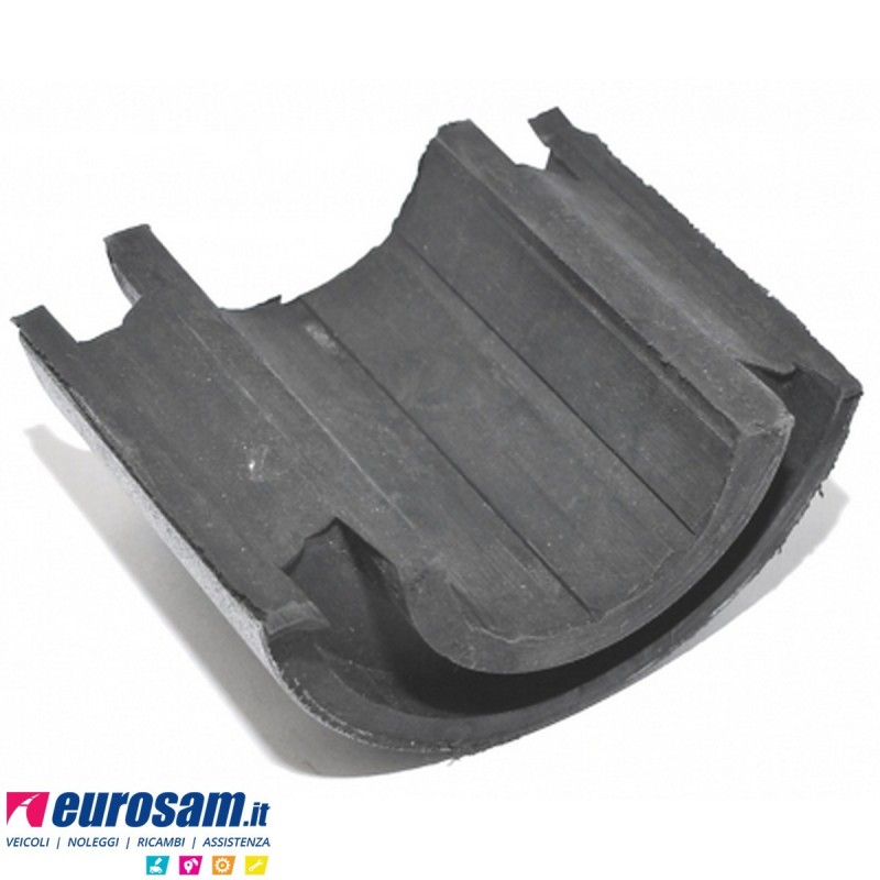 Semiboccola D.46 L.80 ferro-gomma stabilizzatrice post Iveco Euroca...