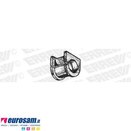Boccola D.26 L.60 gomma stabilizzatrice post Iveco Gamma Zeta