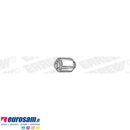 SilentBlock D.28x62,2 L.50 ferro-gomma stabilizzatrice ant Iveco Euro Stralis Astra Hd8/9