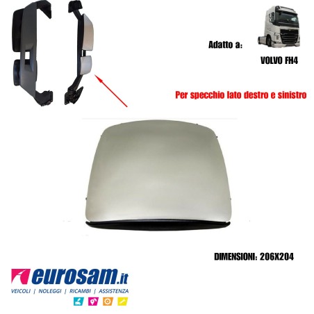 vetro grandangolo specchio retrovisore destro sinistro volvo fh4 fh16 euro 6