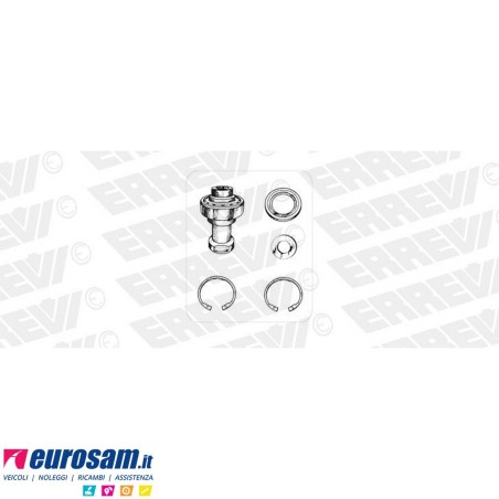 Kit revisione sospensione cabina 7 pz Scania 4 serie P/G/R/T bus Serie C/T/K
