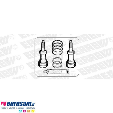 Kit revisione sospensione cabina 9 pz Scania 4 Serie 94 -114 -124