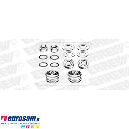 Kit revisione sospensione cabina 14 pz Man F90/2000