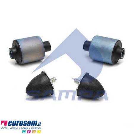 Kit revisione sospensione cabina Renault Magnum II Premium Kerax 4 pz