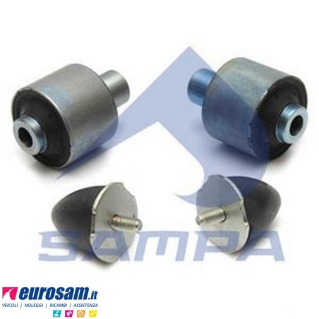 Kit revisione sospensione cabina Renault Magnum I e II 4 pz