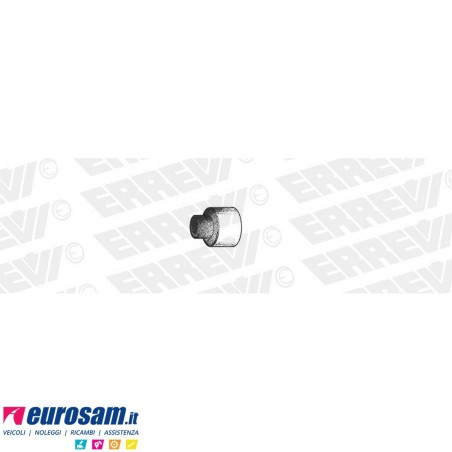 Boccola elastica supporto cabina Man TGA TGM TGL TGS TGX D.16,5/27-43 L.58