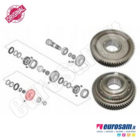 Ingranaggio Cambio Fiat Ducato 06- Albero Secondario 4-Marcia 64/67 Denti